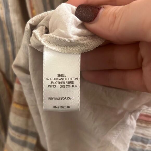 ✨Garnett Hill Lola Shimmering Organic-Cotton Sz Medium Dress✨ - Picture 6 of 6